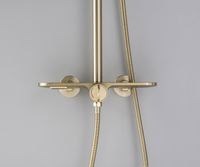 Душевая система Bronze de Luxe Icon Золото матовое арт-80112CG — фото 2, Душевые стойки