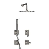 Встраиваемый комплект для ванны с верхней душевой насадкой, лейкой арт-A1451.273.274.097.121.275.100.276 — фото 6, Встраиваемые душевые комплекты