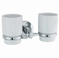 Аксесс Rhein K- Подстаканник двойной (блистер), КЕРАМИКА, хром, WasserKRAFT арт-6228DCO — фото 1, Прочие аксессуары и комплектующие