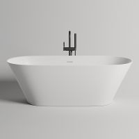 Ванна из искусственного камня Salini Mona 180х80 Белая глянцевая арт-102911G — фото 3, Ванны из искусственного камня