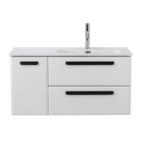 База под раковину подвесная CEZARES арт-ECO-CER-N-1000-2C-1A-SO-BL-R — фото 1, Тумбы под раковину