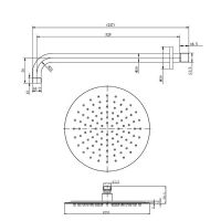 Товар: Верхний душ Caprigo Parts Хром арт-99-523-crm - фото 2 Верхний душ Caprigo Parts Хром арт-99-523-crm — фото 2, Верхние души