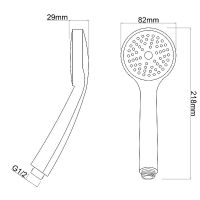 Ручной душ Melodia della vita Standard Хром арт-MKP26114 — фото 2, Лейки для душа