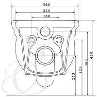 Унитаз Caprigo Boheme подвесной без сиденья арт-DW10 — фото 3, Подвесные унитазы