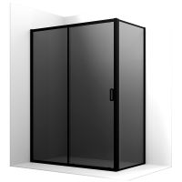 Душевой уголок Ambassador Forsa 160х90 профиль Черный стекло тонированное арт-17022222ABB-90ABB — фото 1, Прямоугольные душевые уголки