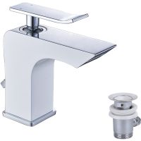 Товар: Смеситель для раковины Lemark Contest Хром Белый арт-LM5806CW - фото 1 Смеситель для раковины Lemark Contest Хром Белый арт-LM5806CW — фото 1, Смесители для раковины