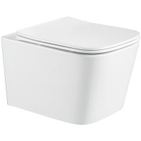 Унитаз Iberica Blanca Toledo Mini подвесной Белый с сиденьем Микролифт арт-IB.TLM.234.1B1 — фото 1, Подвесные унитазы