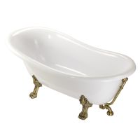 Ванна из искусственного камня Veragio Gialetta 170x80 ножки Бронза арт-26928 — фото 2, Ванны из искусственного камня