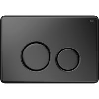 Клавиша смыва Iddis Unisteel Черная матовая арт-UNS01MBi77 — фото 1, Кнопки смыва