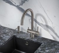 Смеситель для кухни Milacio Ultra Вороненая сталь арт-MCU.554.GM — фото 6, Смесители для кухни