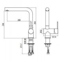 Смеситель для кухни Gattoni Modern Хром арт-4069/PCC0 — фото 2, Смесители для кухни
