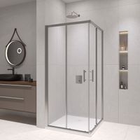 Душевой уголок  90*90*190 RGW PA-31 Квадрат/Хром/Прозрачное/6 мм (Easy) арт-02083199-11 — фото 2, Квадратные душевые уголки