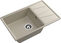 GRANFEST Мойка VERTEX 780L 1-чаша+крыл 780*500мм топаз арт.GF- арт-V-780L топаз — фото 1, Кухонные мойки