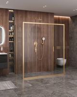 Душевой уголок CEZARES арт-MOLVENO-AH-2/2-170/90-C-BORO-IV — фото 2, Прямоугольные душевые уголки