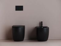 Биде Ceramicanova Metropol Черное матовое арт-CN4005MB — фото 2, Биде напольные