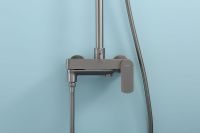 Товар: Душевая система Raglo Графит матовый арт-R03.24.09 - фото 3 Душевая система Raglo Графит матовый арт-R03.24.09 — фото 3, Душевые стойки