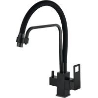 Смеситель для кухни Haiba Черный матовый арт-HB76615-7 — фото 1, Смесители для кухни