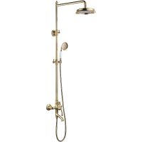 Душевая система Rose R02E Золото арт-R0236E — фото 1, Душевые стойки