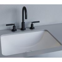 Раковина Salini Marea 55 06 Белая матовая арт-1802206M — фото 1, Раковины встраиваемые снизу