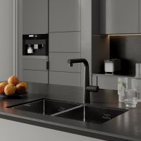 Смеситель для кухни Iddis Pure Черный матовый арт-PURBLPFi05 — фото 8, Смесители для кухни