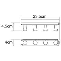 K-HITE Кронштейн настенный арт-1074W — фото 3, Крючки для полотенец
