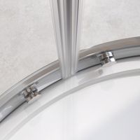 Душевой уголок CEZARES арт-RELAX-304-R-2-90-C-CR — фото 3, Душевые уголки четверть круга