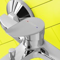 Смеситель для ванны Dorff Norma Хром арт-D1010000 — фото 2, Смеситель для ванны