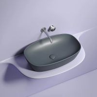 Раковина-чаша Ceramicanova Element 60 Темный антрацит матовый арт-CN6049MDH — фото 7, Раковины накладные