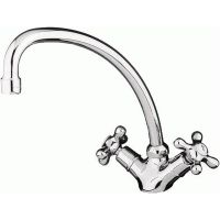 Смеситель для кухни Melodia della vita Galateo Rus Хром арт-MDV40205R — фото 1, Смесители для кухни