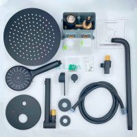 Душевая система ALMAes Ruver Черная матовая арт-TVZ-8830 — фото 15, Встраиваемые душевые комплекты