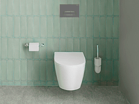 Унитаз подвесной безободковый AQUATEK ОБЕРОН 533*360*344 мм, горизонтальный выпуск, тонко арт-AQ1363W-00 — фото 9, Подвесные унитазы