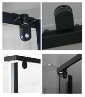 Товар: Душевой уголок Parly , 90 x 90 см, с поддоном, стекло матовое, профиль черный арт-ZPE911FB - фото 4 Душевой уголок Parly , 90 x 90 см, с поддоном, стекло матовое, профиль черный арт-ZPE911FB — фото 4, Душевые уголки трапеция