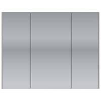 Шкаф зеркальный PRIME, 90 см, 3 дверцы, 6 стеклянных полок, белый арт-99.9306 — фото 6, Зеркальные шкафы в ванную