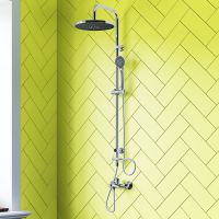 Товар: Душевая система Dorff Norma Хром арт-D0710000 - фото 8 Душевая система Dorff Norma Хром арт-D0710000 — фото 8, Душевые стойки