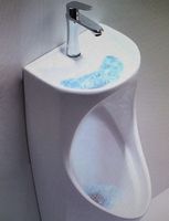 Товар: Писсуар CeramaLux подвесной с горизонтальным выпуском арт-X573P - фото 3 Писсуар CeramaLux подвесной с горизонтальным выпуском арт-X573P — фото 3, Писсуары