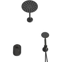 Товар: Душевая система Melodia della vita Diletto Tondo Черная матовая арт-MSC00110bk - фото 4 Душевая система Melodia della vita Diletto Tondo Черная матовая арт-MSC00110bk — фото 4, Встраиваемые душевые комплекты