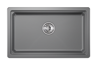 Granula-KS-, кухонная мойка, кварц арт-7303U, АЛЮМИНИУМ — фото 3, Кухонные мойки