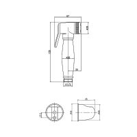 Гигиенический душ Lemark Бронза арт-LM8087B — фото 2, Гигиенические души