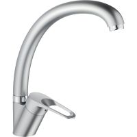 Смеситель для кухни Haiba Хром матовый арт-HB4113-1 — фото 1, Смесители для кухни