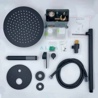 Душевая система ALMAes Sakari Черная матовая арт-TVZ-0890 — фото 3, Встраиваемые душевые комплекты