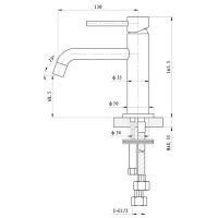 Смеситель для раковины Caprigo Don Хром арт-53-022-CRM — фото 2, Смесители для раковины