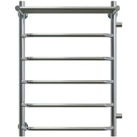 Водяной полотенцесушитель Aringa Римини 50x80x50 R с полкой Хром арт-AR03025CH — фото 5, Водяные полотенцесушители