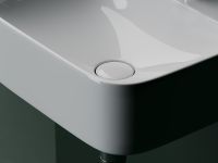 Раковина Ceramicanova Aura 44 Белая арт-CN2005 — фото 7, Раковины подвесные