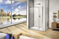 Душевая дверь Good Door Orion WTW-PD-130-C-CH 130 профиль Хром стекло прозрачное арт-ОР00022 — фото 4, Распашные душевые двери