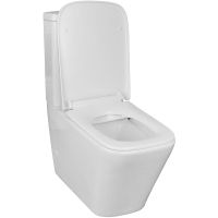 Унитаз компакт Azario Quadro Белый с бачком и сиденьем Микролифт арт-AZ-2175 — фото 9, Напольные унитазы