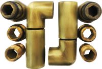 Водяной полотенцесушитель Domoterm Калипсо П5 500x500 Бронза арт-КалипсоП5500x500БР — фото 4, Водяные полотенцесушители