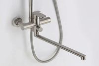 Душевая система D-Lin Сатин арт-H10A23 — фото 5, Верхние души