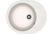 Dr.Gans Мойка "Берта" 580, белый CMc арт-25.040.B0580.401 — фото 1, Кухонные мойки