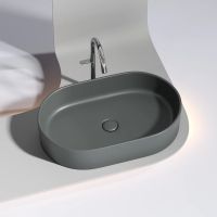 Раковина-чаша Ceramicanova Element 61 Темный антрацит матовый арт-CN6048MDH — фото 3, Раковины накладные