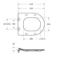 Товар: Крышка-сиденье CEZARES STYLUS арт-CZR-2316-SC - фото 2 Крышка-сиденье CEZARES STYLUS арт-CZR-2316-SC — фото 2, Сиденья для унитаза